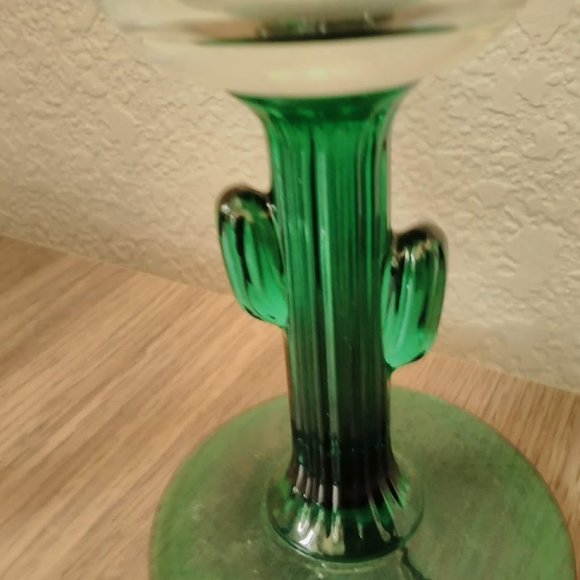 Dining 2 Margarita Glasses With Saguaro Cactus Never Used Poshmark